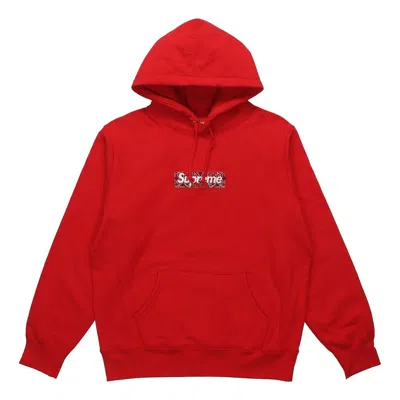 Supreme Fw19 Week 16 Bandana Box Logo Hooded Sweatshirt 'red'