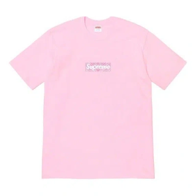 Supreme Fw19 Week 17 Bandana Box Logo Tee In Pink