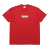 Supreme Fw19 Week 17 Bandana Box Logo Tee Cashew Short Sleeve Unisex Red