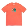 Supreme Fw19 Week 17 Bite Tee Cartoon Graffiti Printing Short Sleeve Unisex Orange