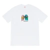 Supreme Fw19 Week 17 Bite Tee Cartoon Graffiti Printing Short Sleeve Unisex White