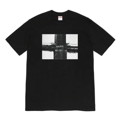 Supreme Fw19 Week 17 Bridge Tee Graffiti Printing Short Sleeve Unisex Black