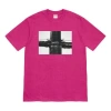 Supreme Fw19 Week 17 Bridge Tee Graffiti Printing Short Sleeve Unisex Red In Pink