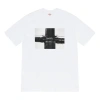 Supreme Fw19 Week 17 Bridge Tee Graffiti Printing Short Sleeve Unisex White