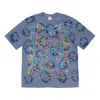 Supreme Fw19 Week 17 Clowns Tee Clown Printing Short Sleeve Unisex Navy Blue