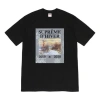 Supreme Fw19 Week 17 Dhiver Tee Winter Scene Printing Short Sleeve Unisex Black In Black