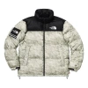 Supreme Fw19 Week 18 X The North Face Paper Print Nuptse Jacket In Multi