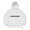 Supreme Fw19 Week 2 Heavy Nylon Anorak Plaid Interchange Jacket Unisex White