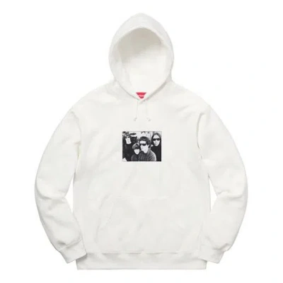 Supreme Fw19 Week 4 X The Velvet Underground Hooded Sweatshirt In White