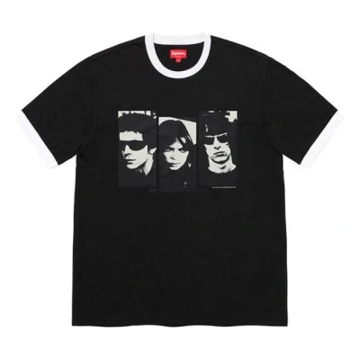 Supreme Fw19 Week 4 X The Velvet Underground Ringer Tee In Black