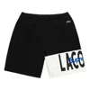 Supreme Fw19 Week 5 X Lacoste Logo Panel Sweatshort Logo In Black