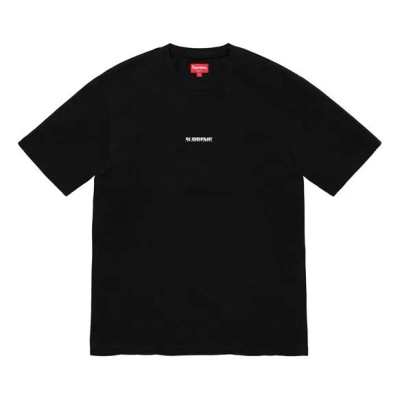Supreme Fw19 Week 6 Internationale Ss Top Logo Tee In Black