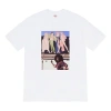 Supreme Fw19 Week 7 American Picture Tee Usa Photo Printing Short Sleeve Unisex White