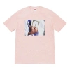 Supreme Fw19 Week 7 Bible Tee Printing Short Sleeve Unisex Pink