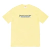 Supreme Fw19 Week 7 Inc. Tee Chest Alphabet Short Sleeve Unisex Yellow