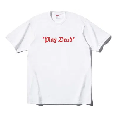 Supreme Fw22 Week 14 Play Deadtee T In White