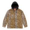 Supreme Fw23 Fw23 Week11 Fleece Zip Up Hoodie 'brown' In Animal Print