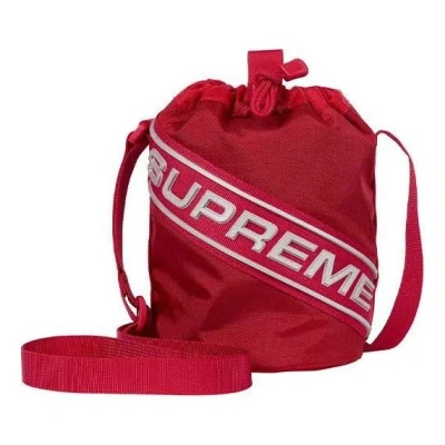 Supreme Fw23 Small Cinch Pouch 'red'