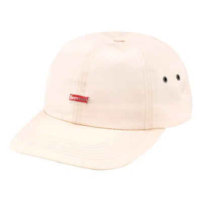 Supreme Fw23 Week 5 Enamel Logo 6-panel Cap 'white'