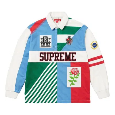 Supreme Fw23 Week12 Fw23 Rose Rugby Jersey 'multicolor'