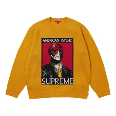 Supreme Fw23 Week5 American Psycho Sweater 'orange'