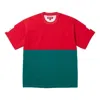 Supreme Fw23 Week7 Split T-shirt 'red' In Multi
