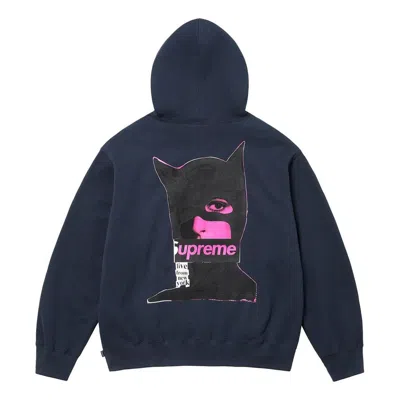Supreme Fw23 Week9 Hoodie 'navy' In Blue