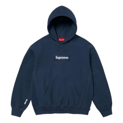Supreme Hooded Sweatshirt In Blue