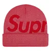 Supreme Fw25 Studded Knockout Big Logo Beanie 'red'