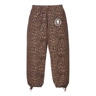 Supreme Fw25 X Number (n)ine Drawstring Sweatpant 'leopard' In Animal Print