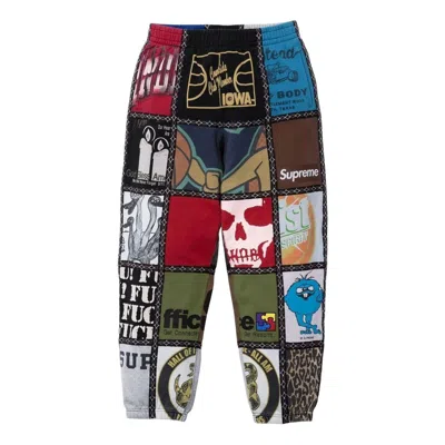 Supreme Fw25 X Number (n)ine Patchwork Sweatpant 'multi'