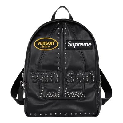 Supreme Fw25 X Vanson Leathers X B.b. Simon Backpack 'black'