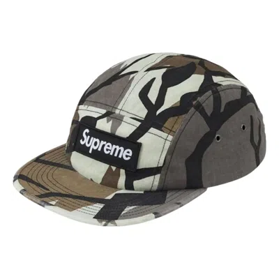 Supreme Fw26 Military Camp Cap 'fall Grey Predator Camo' In Multi