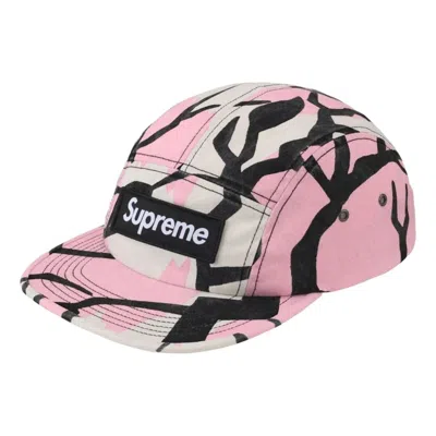 Supreme Fw26 Military Camp Cap 'pink Predator Camo' In Multi