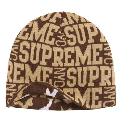 Supreme Fw26 Reversible Camo Beanie 'brown'