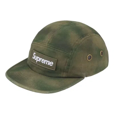 Supreme Fw26 X A.presse Camp Cap 'camo' In Green