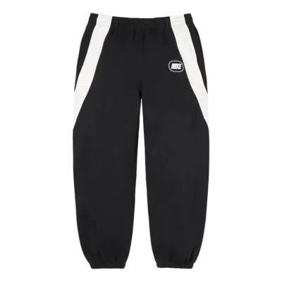 Supreme Fw26 X Nike Paneled Sweatpant 'black' In Blue