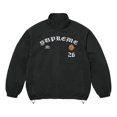 Supreme Fw26 X Umbro Cotton Ripstop Track Jacket 'black'