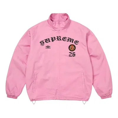 Supreme Fw26 X Umbro Cotton Ripstop Track Jacket 'purple' In Pink