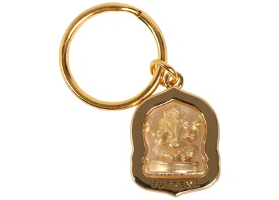 Pre-owned Supreme Ganesh Keychain In Gold