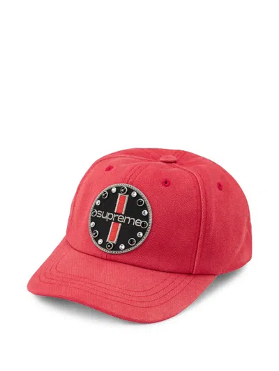 Supreme Garage 6-panel Cap In Red