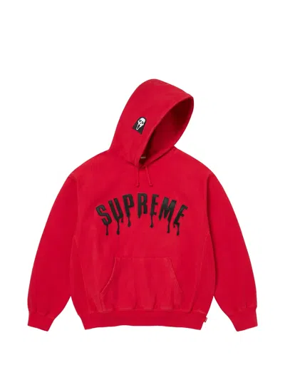 Supreme Ghostface Arc Hoodie In Red
