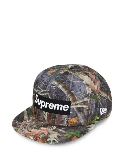 Supreme Ghostface Box Logo New Era 59fifty Cap In Multi