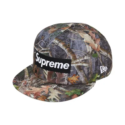 Pre-owned Supreme Ghostface Box Logo New Era 'truetimber Kanati Camo' | Green | Men's Size 7.125