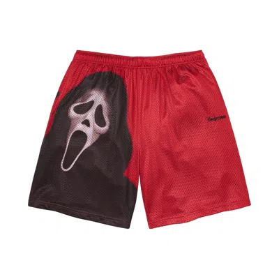 Pre-owned Supreme Ghostface Mesh Short 'red' | Men's Size M