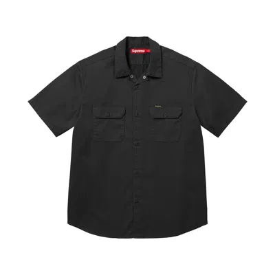 Pre-owned Supreme Ghostface Short-sleeve Work Shirt 'black' | Men's Size M