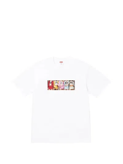 Supreme Girls-print T-shirt In White