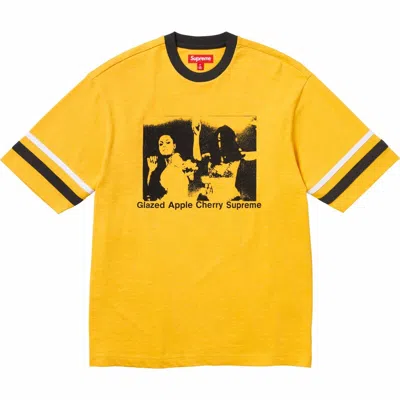 Pre-owned Supreme Glazed Athletic S/s Top Fw 23 Tee 3colors Size S-xxl Brand In Yellow
