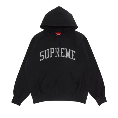 Pre-owned Supreme Glitter Arc Hooded Sweatshirt 'black'