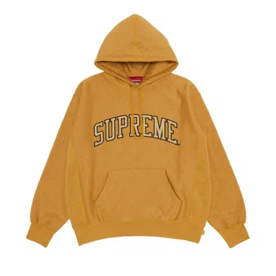Pre-owned Supreme Glitter Arc Hooded Sweatshirt 'gold'